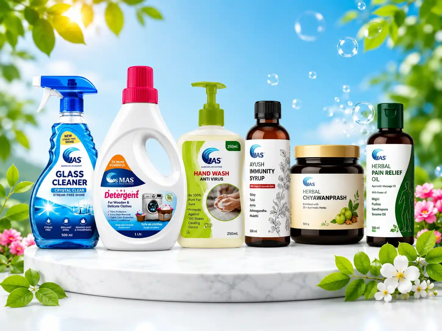 MAS Home Care, AYUSH wellness and personal care collection